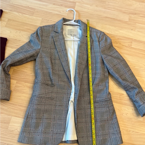 Joie Plaid Blazer size 6 - Picture 2 of 4
